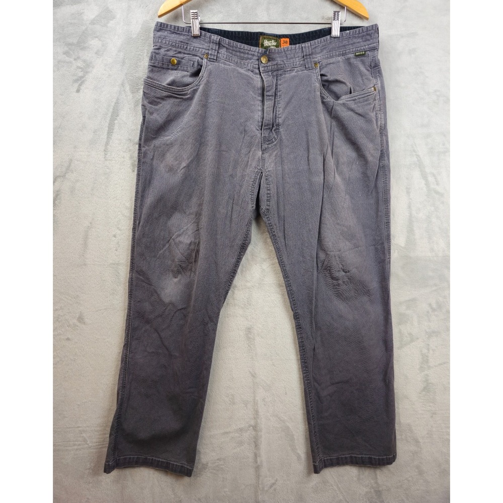 Howler Bros Pants Mens 37x28 Frontside 5 Pocket Gray Stretch Casual Twill